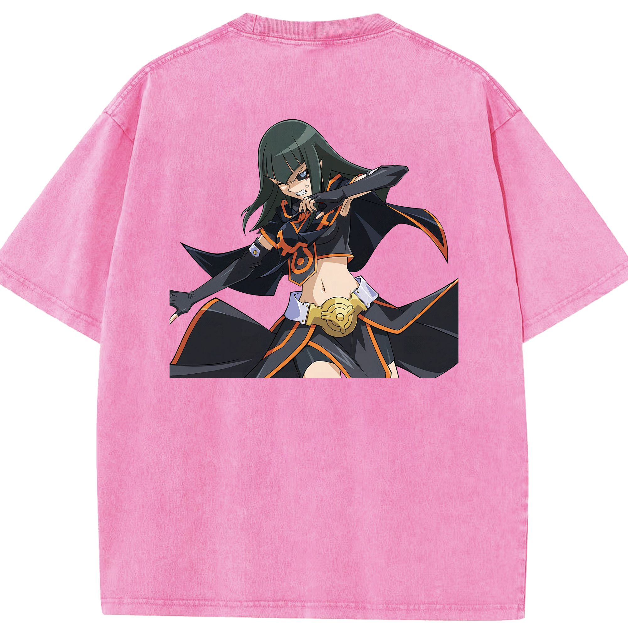 （画像用） 遊☆戯☆王 Yu-Gi-Oh! 綿100% ヴィンテージ風 半袖Tシャツ（背面プリント）